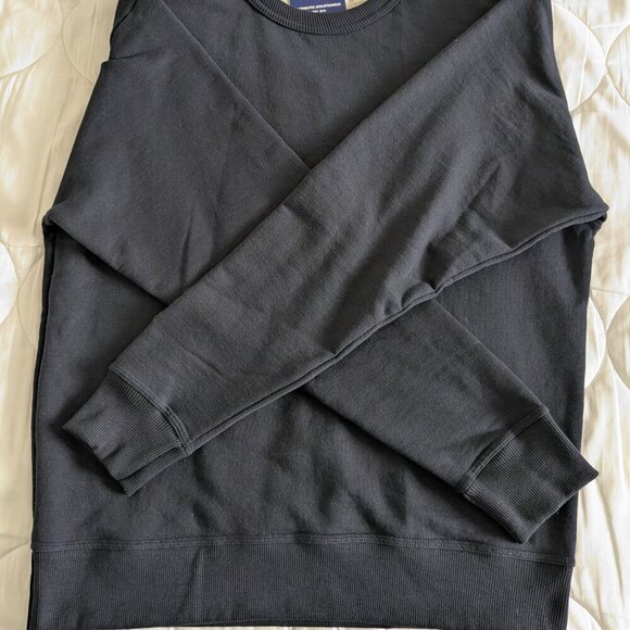 Champion Sweatshirt Men's Medium Navy Blue Fleece Crew Long Sleeve NWT Comfort - Picture 11 of 15